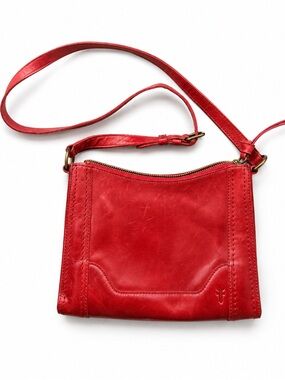 Frye Red Leather Crossbody Bag